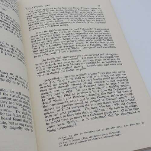 1962 - A Survey of Race Relations in South Africa