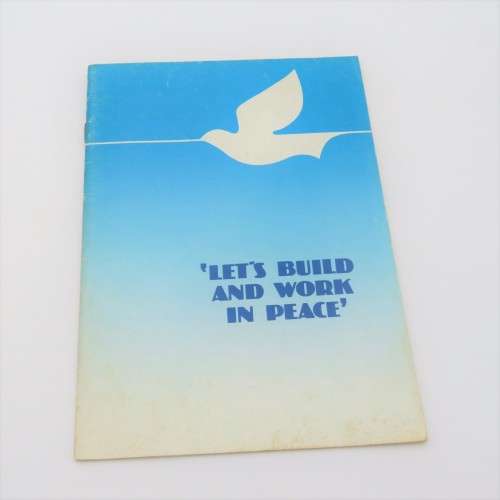 Let`s build and work in peace - Statement by PW Botha - 12 June 1986