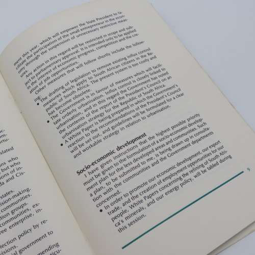 A New Beginning - Speech by State President P.W Botha - 31 January 1986