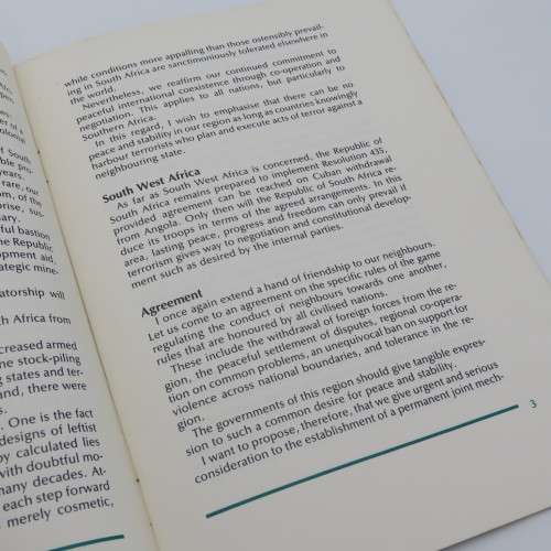 A New Beginning - Speech by State President P.W Botha - 31 January 1986