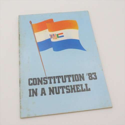 Constitution 1983 in a nut shell - Stoffel van der Merwe