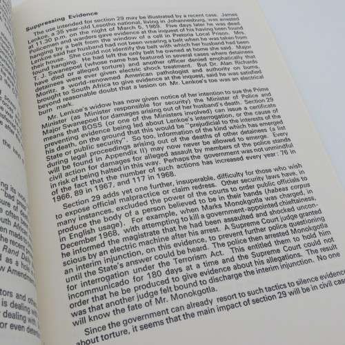 South Africa : The Boss Law 1970