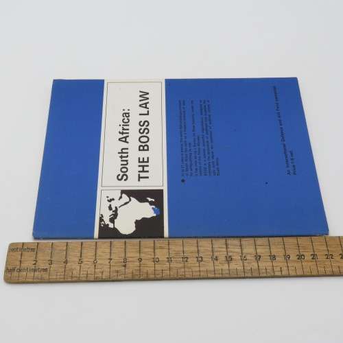 South Africa : The Boss Law 1970