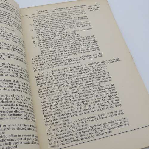 Union of South Africa Act to Constitute the Republic of South Africa