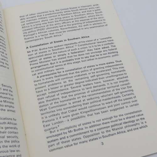 A National Strategy for 1980 - Published by SA Institute of Race Relations