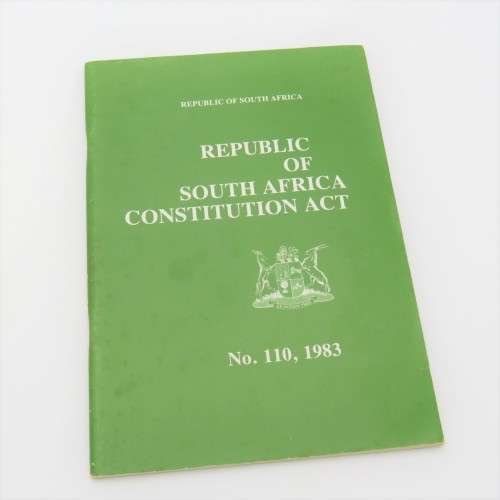 Republic of South Africa Constitution Act No.110, 1983