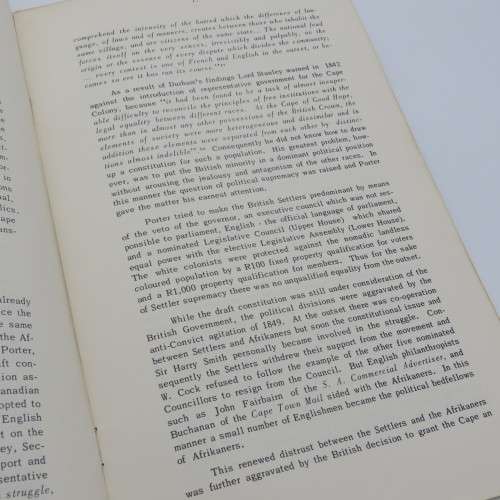 Survey on the rise of Apartheid in South Africa by University college of Zululand - 1966
