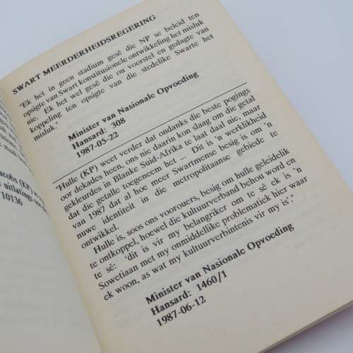FW sê sy sê - Aanhalings uit FW de Klerk se toesprake