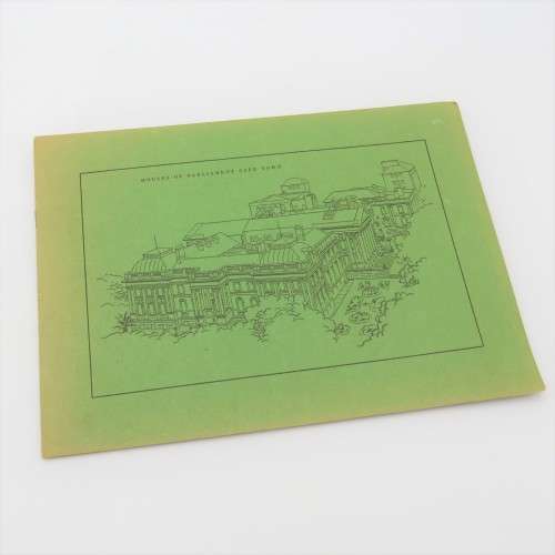 1961 booklet on Houses of Parliament of RSA - Original