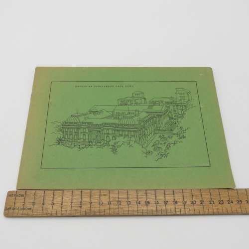 1961 booklet on Houses of Parliament of RSA - Original