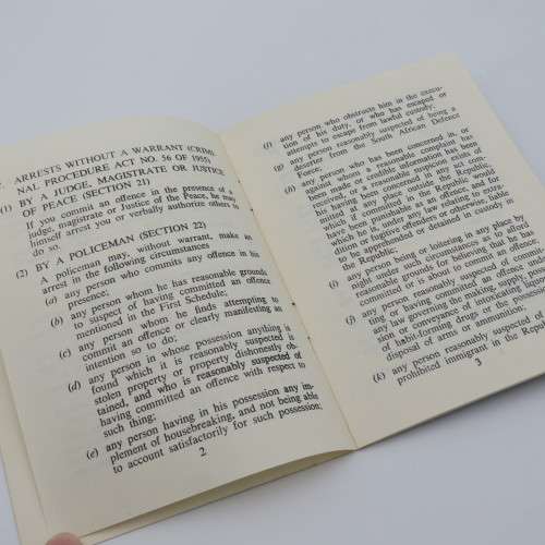 Your Legal Rights - A booklet outlining the Legal rights of Students in Protest - 1973 issue