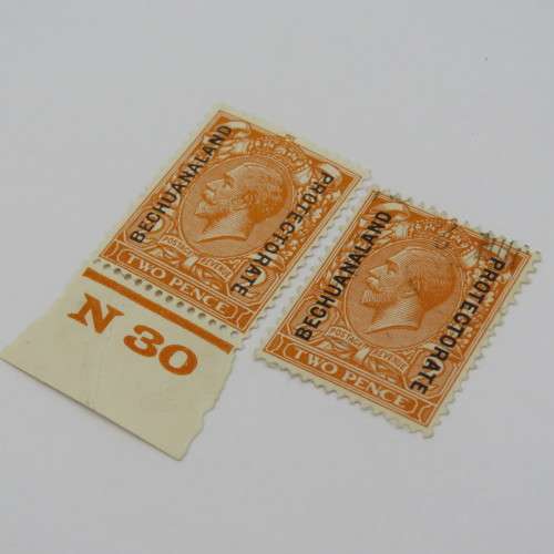 Bechuanaland Protectorate  SACC 74 2d mint hinged and used