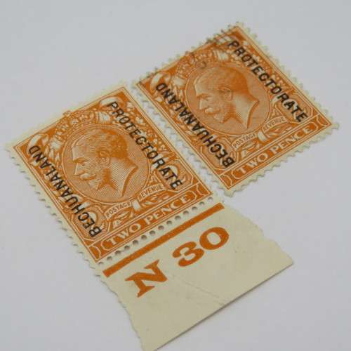 Bechuanaland Protectorate  SACC 74 2d mint hinged and used