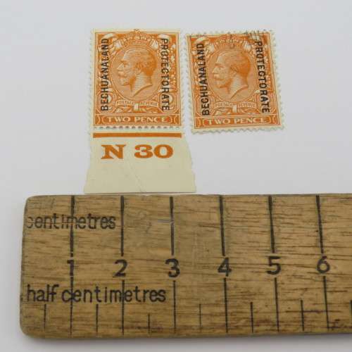 Bechuanaland Protectorate  SACC 74 2d mint hinged and used