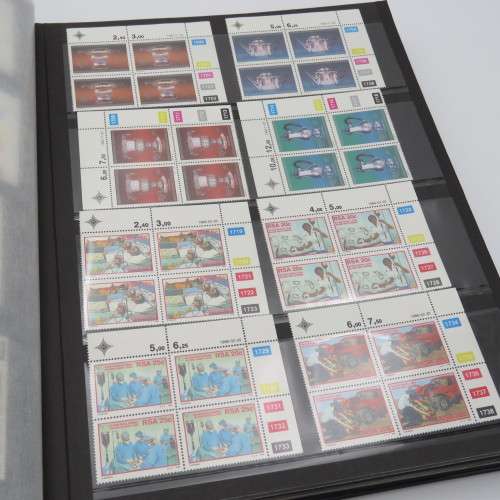 40 Page control block album in excellent condition with about 470 stamps mostly in blocks