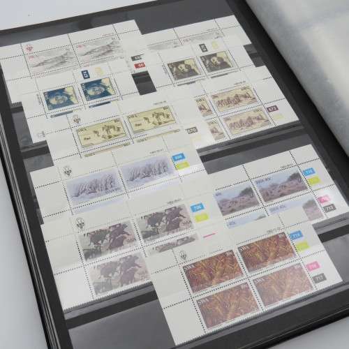40 Page control block album in excellent condition with about 470 stamps mostly in blocks