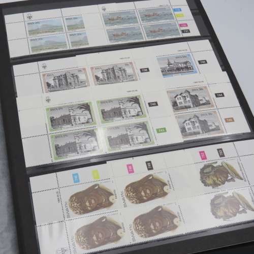 40 Page control block album in excellent condition with about 470 stamps mostly in blocks