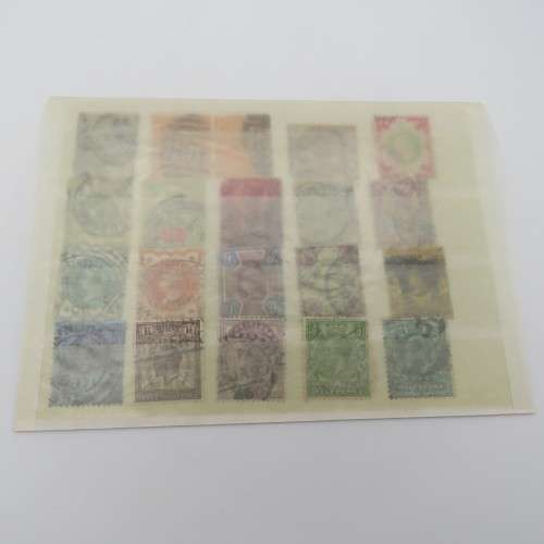 Lot of 20 Early British stamps - Mostly Victorian - High book value