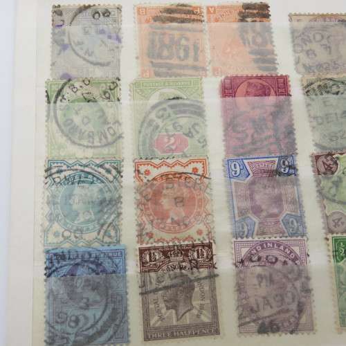 Lot of 20 Early British stamps - Mostly Victorian - High book value