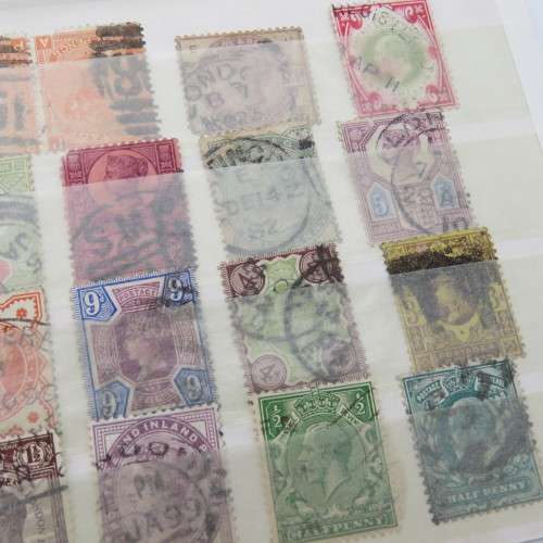 Lot of 20 Early British stamps - Mostly Victorian - High book value