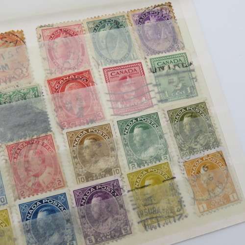 Lot of 20 early Canada stamps - Victorian and later