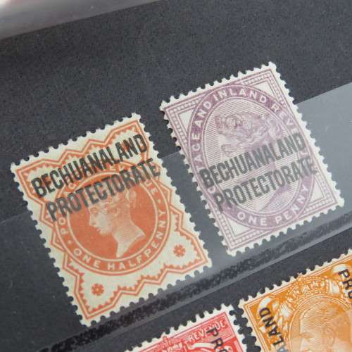 Bechuanaland Protectorate Lot of 4 x mint hinged stamps
