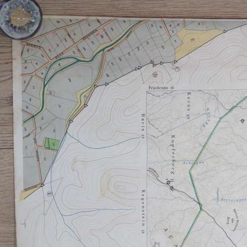 Vintage map of Windhoek - 68 x 73 cm - Weights not included