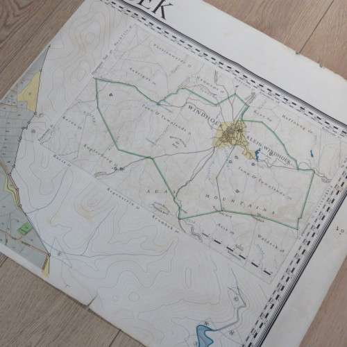 Vintage map of Windhoek - 68 x 73 cm - Weights not included