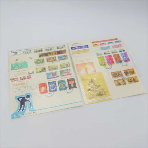 Lesotho lot of 12 First day covers
