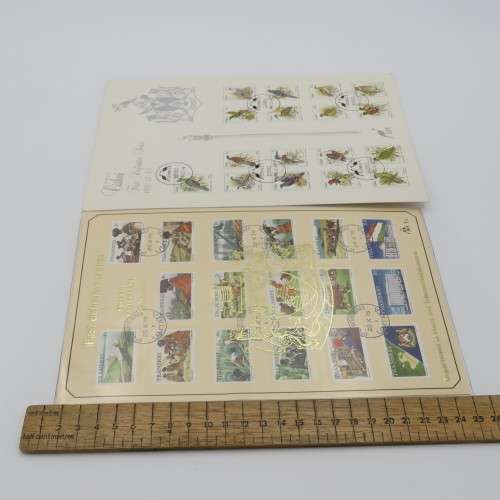Ciskei, Transkei and Bophuthatswana first definitive series of stamps - used on cards
