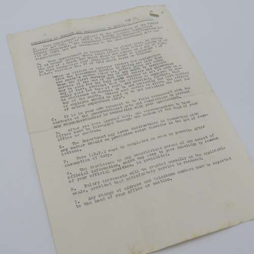 Aanstellingsbrief deur die Administrasie van Kleurlingsake in 1972