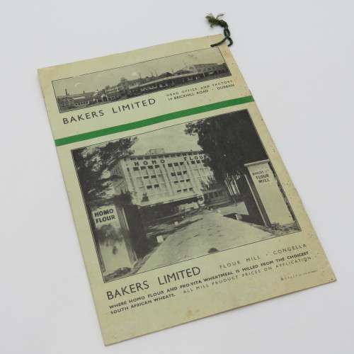 March 1938 Bakers Limited Biscuit price list