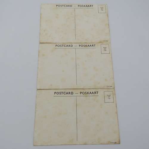 Lot of 3 postcards of the SS Seafarer which ran aground at Mouille Point, Cape Town 1966