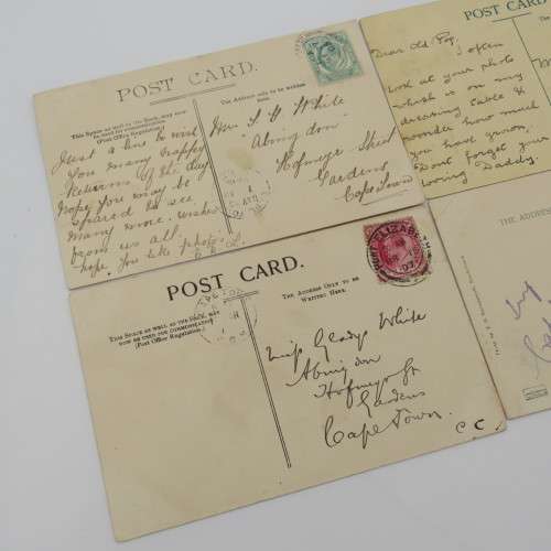 4 Antique postcards with scenes of Port Elizabeth - Early 1900`s