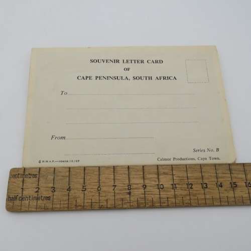 Vintage Letter card of Cape Peninsula - Unused
