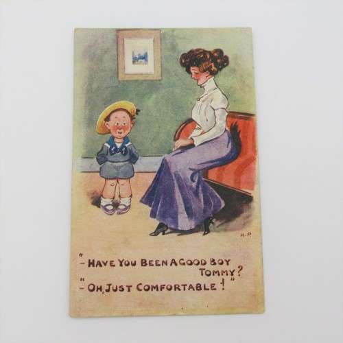 Vintage Funny Postcard - Unused