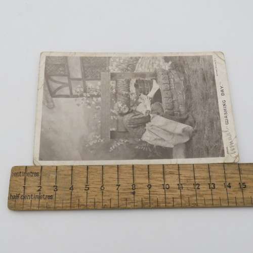 1906 Photo Postcard - Washing Day with NATAL stamp