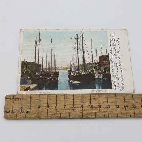 1906 Postcard from St John, Canada to Johannesburg, Transvaal - Montreal Import Co