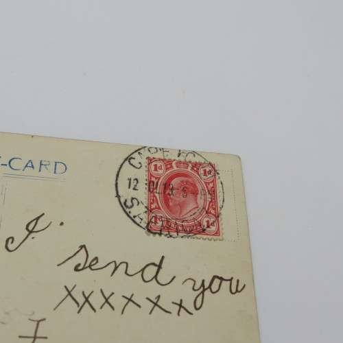 Happy Birthday postcard sent from Cape Town to Tamboerskloof by Child