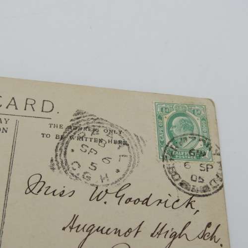 1905 Photo postcard - Returning from Livingstone - Sent to Paarl, South Africa