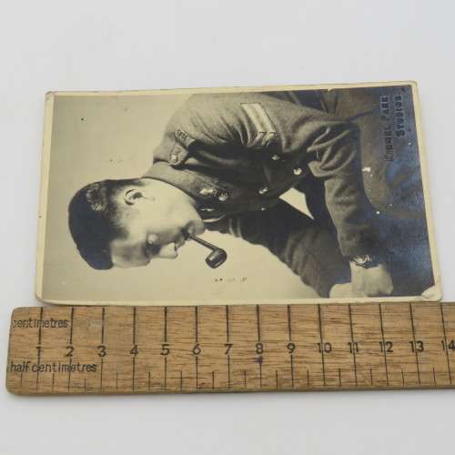 WW1 Kinmel Park Studio postcard Photo of Corporal in the Royal Artillery