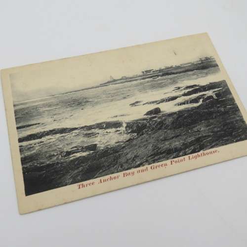 Lot of 3 antique three anchor Bay postcards