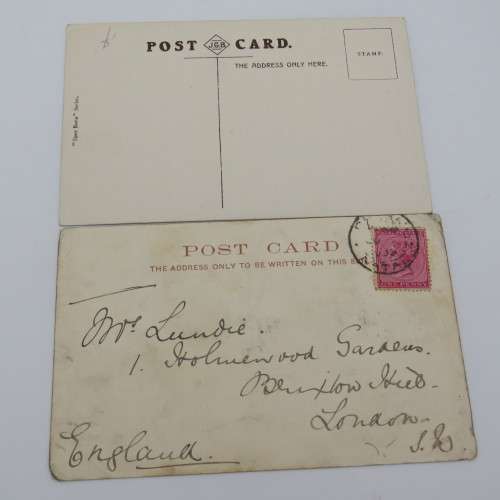 Lot of 3 antique three anchor Bay postcards