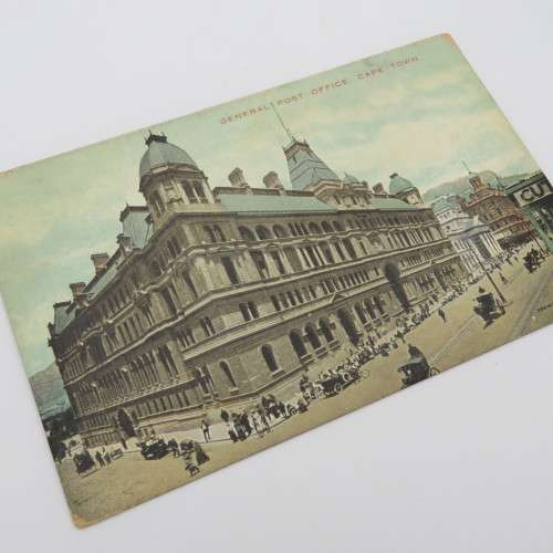 3 Different postcards of the General Post Office Cape Town - All antique