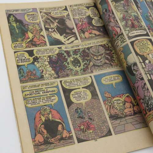 Marvel Comics Warlock no 9 - Price 9 Pence - Right hand side of front page cut off