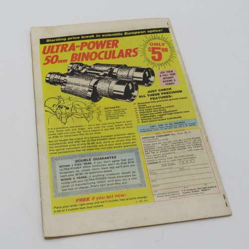 Marvel Comics Warlock no 9 - Price 9 Pence - Right hand side of front page cut off