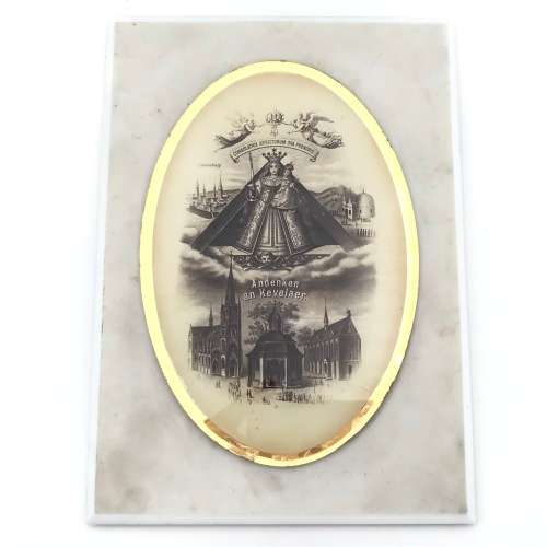 Vintage Kevelaer Germany commemorative picture frame