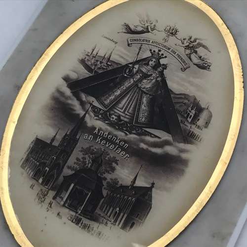 Vintage Kevelaer Germany commemorative picture frame