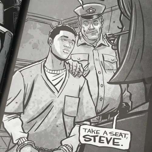 Monster graphic novel by Walter Dean Myers
