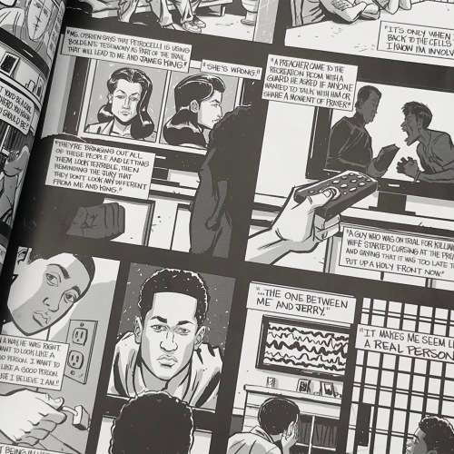 Monster graphic novel by Walter Dean Myers